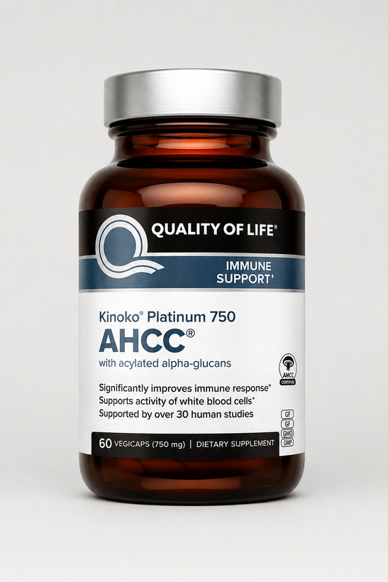 کپسول گیاهی Ahcc پلاتینیوم 750 میلی گرم 60 عددی