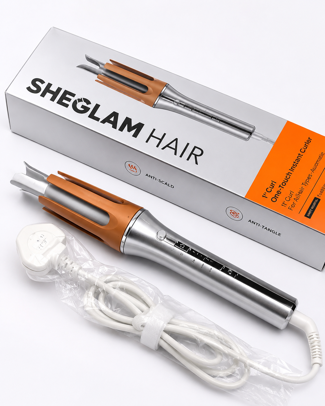 دستگاه فر کننده مو کرلی شیگلم Curler Sheglam سایز 25m